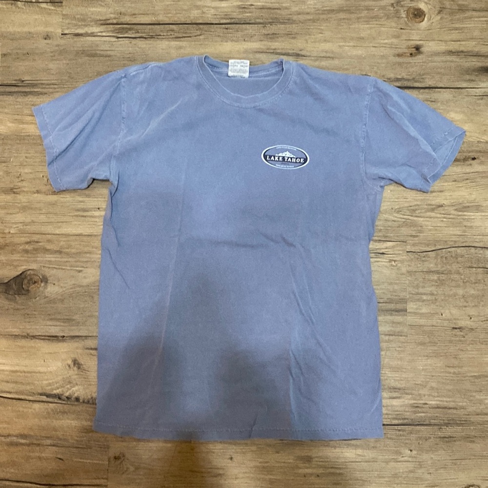 Comfort Colors Men’s Blue Lake Tahoe T shirt